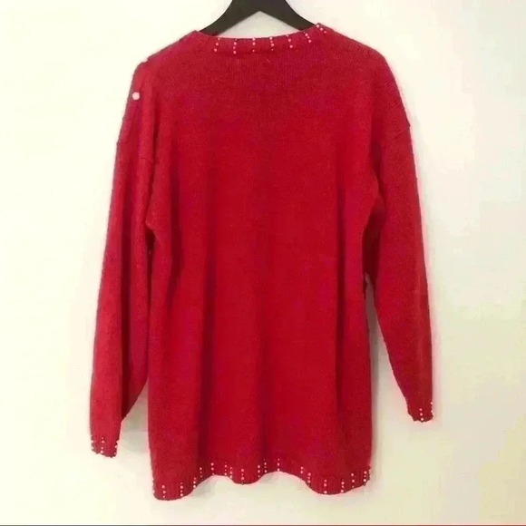 Carducci Vintage Abstract Pom Pom Sweater - Picture 2 of 4